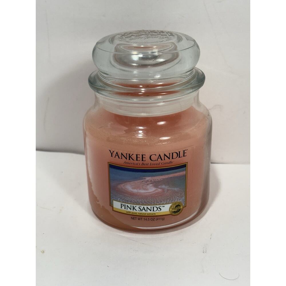 New Yankee Candle PINK‎ Sands 14.5oz Candle Warmth Discontinued RARE